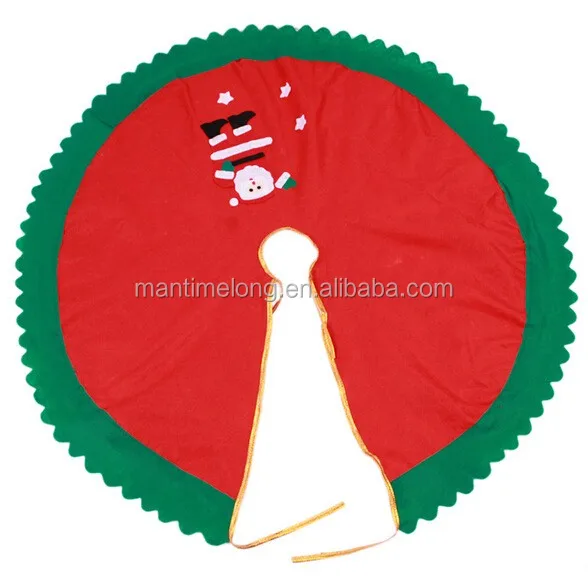 non-woven decoration christmas tree skirt