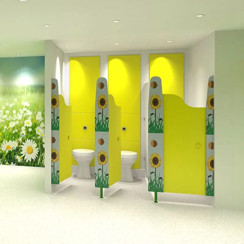 Kids Hpl Toilet Cubicles Partition For School - Buy Hpl Panel Toilet ...