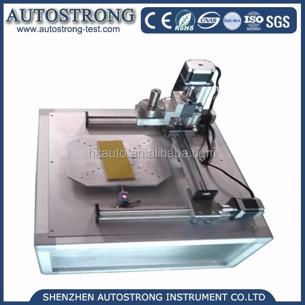 Automatic coating scratch resistance tester