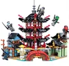 DIY Temple Block Building Educational Toys Set Compatible Legoing Ninjago