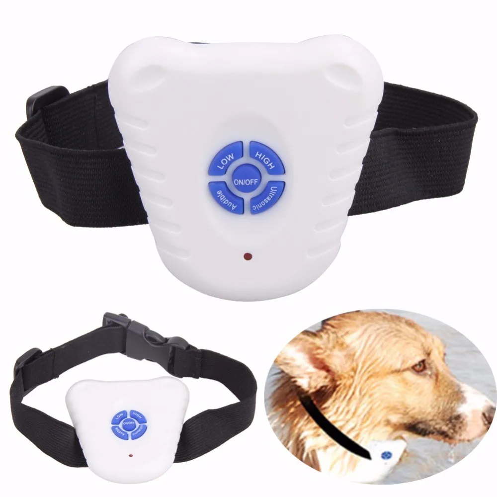 Ultrasonic Dog Pet Stop Collar Barking Anti Bark Training Trainer