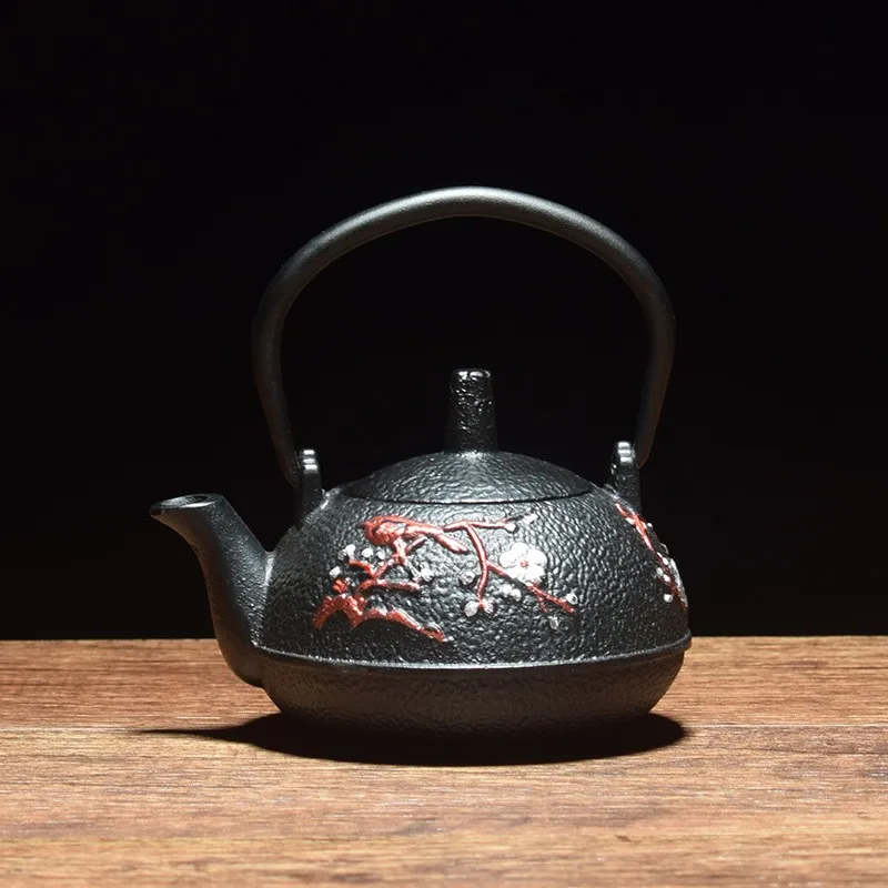 Mini Cast Iron Teapot,Chinese Iron Teapot,Gooseneck Kettle With