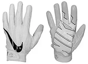 grey nike football gloves