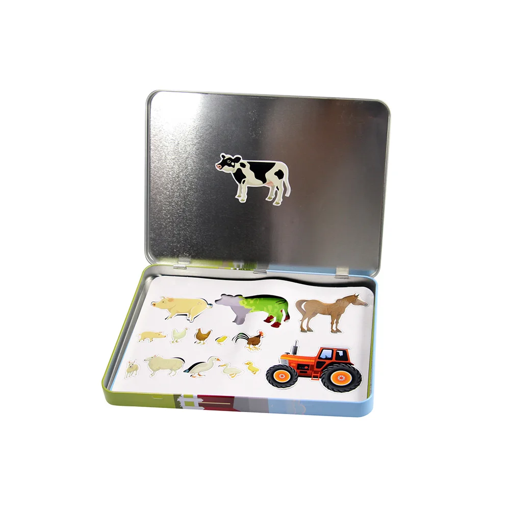 magnetic tin box