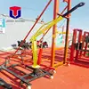 outdoor hydraulic lifting equipment engine hoist workshop use floor mobile crane