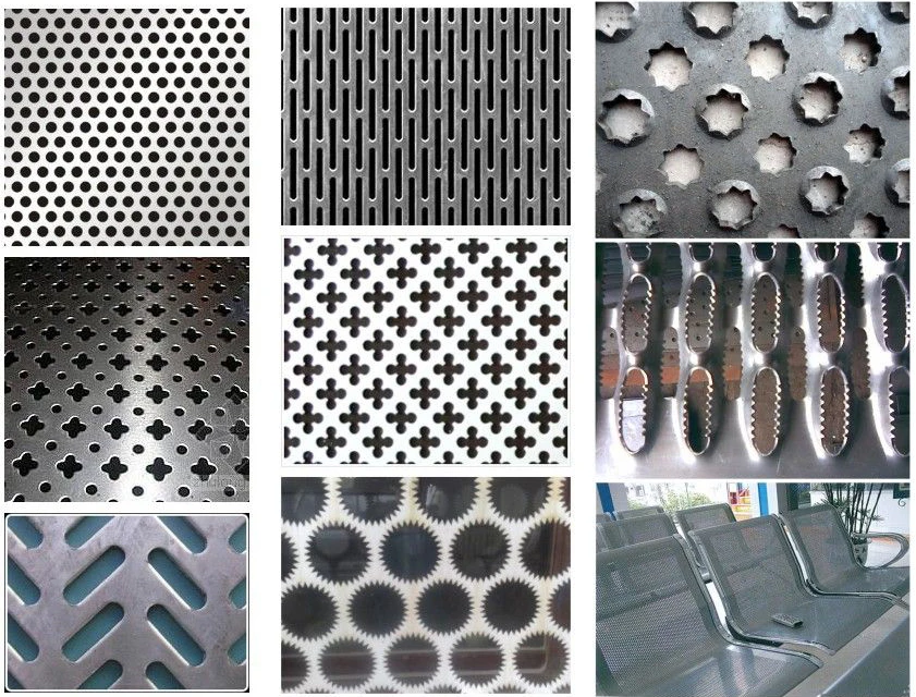 China Galvanized Perforated Corrugated Metal Panel With 10mm Hole