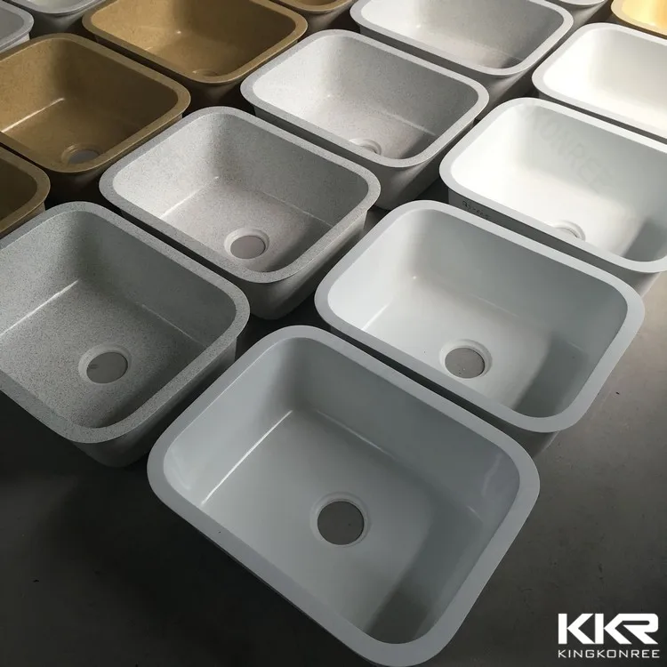 定制厨房水槽/固体表面水槽/聚酯树脂水槽