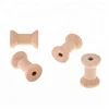 China factory hot sale wooden bobbin empty ribbon spools natural industrial wooden spool