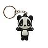 Promotional cool cheap soft custom pvc keychain rubber 3D keychain with brand logo