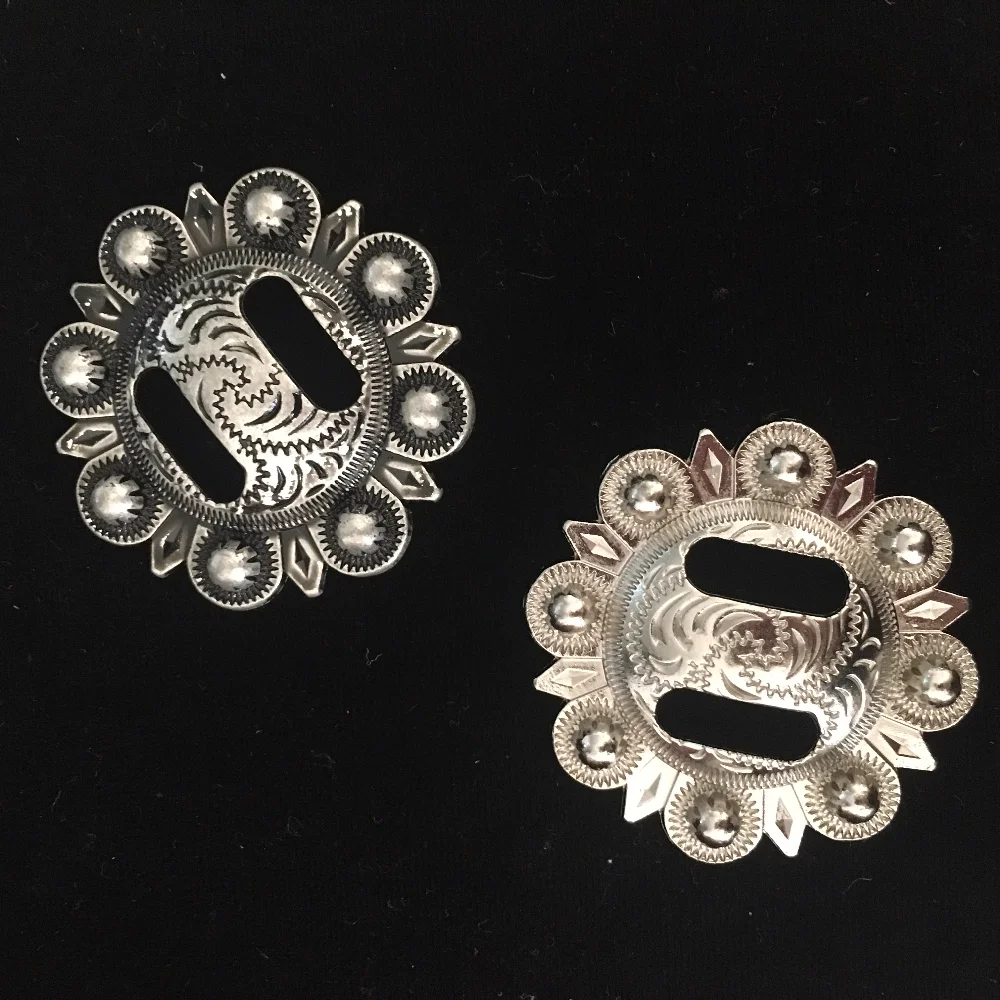 Berry Conchos Saddle Slots Conchos 1 3/4 '' - Buy Western Conchos ...