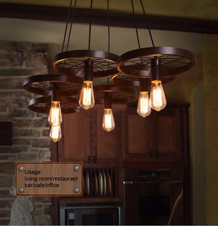 Steampunk Retro Lighting Castle Pendant Lamp Clothing Steampunk Retro Lighting Castle Pendant Lamp Clothing Dinning Room Meval Chandelier