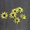 Gold Drid Daisy single Flower bending ajustable Stem