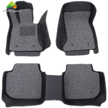 6d Eva Car Floor Mat Heel Pad With Soft Coil For Right Hand Drive