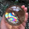 beautiful natural citrine ball crystal sphere with rainbow in it wholesale