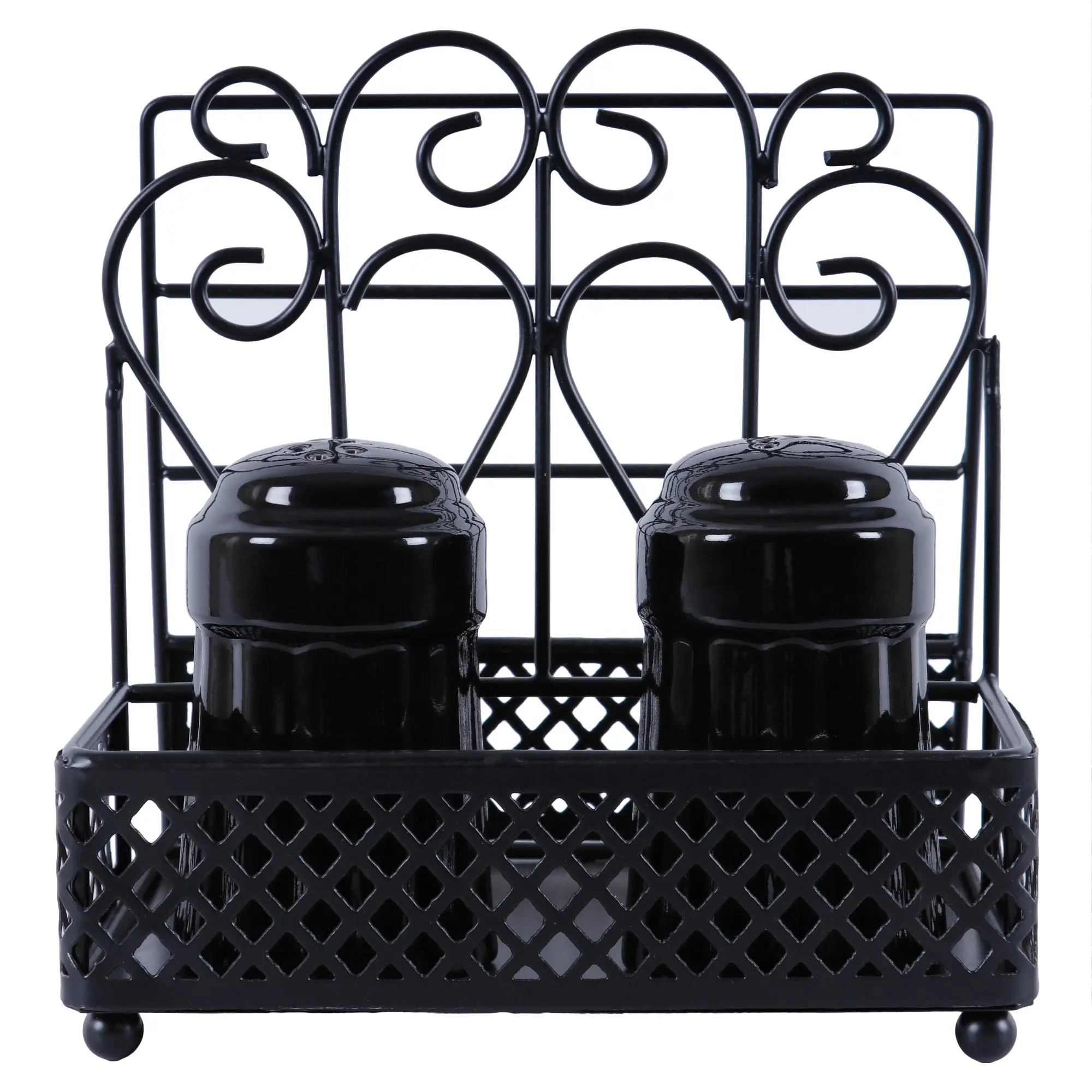 Mothers Day Gifts Napkin Holder Dinnerware Decorations Gocraft Mothers Day Gifts Metal Napkin Holder And Salt Pepper Caddy With Ceramic Shaker Sets Black
