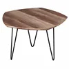 Unique wood low hairpin legs nesting coffee table side table