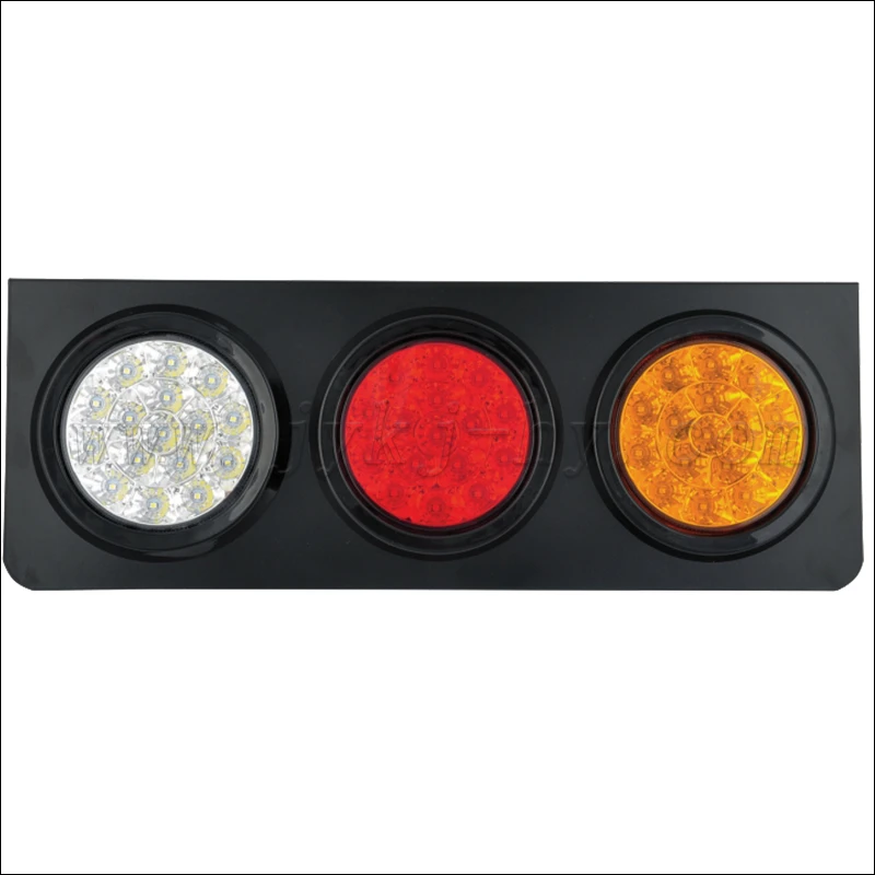 3 Led Tail Lights Round 24v Volt Led Tail Lights Combination Light ...