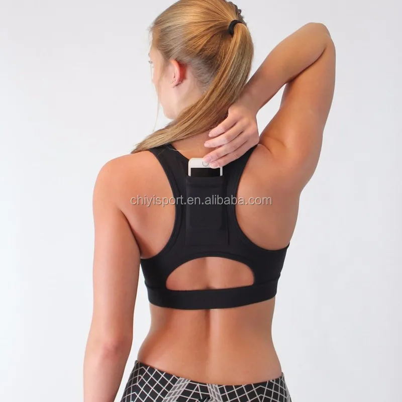 sports bra with pocket for iphone