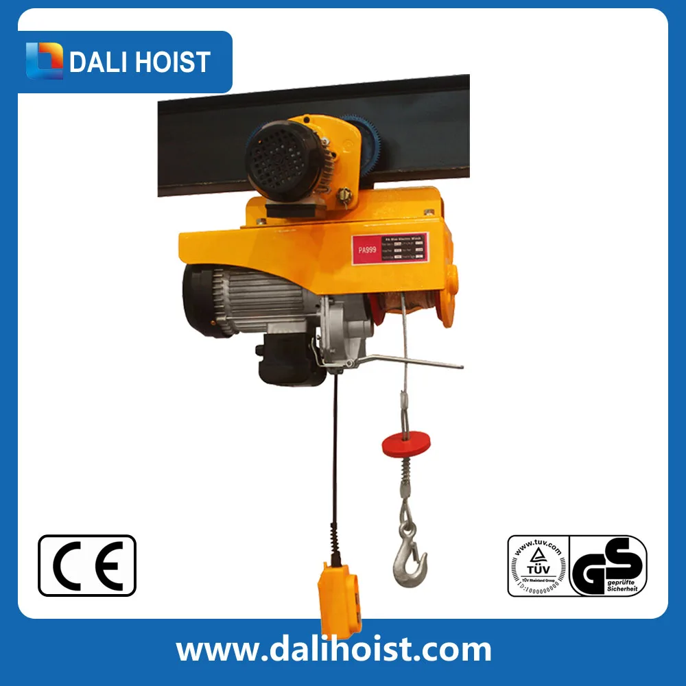 Pa 1000 Mini Electric Cable Hoist Whit Trolley - Buy Pa Mini Hoist,Pa ...