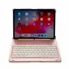 Blueteeth Keyboard Case for iPad Pro 11, Aluminum Metal Ultra-Thin 7 Colors LED Backlit Keyboard with Protective Smart Cover