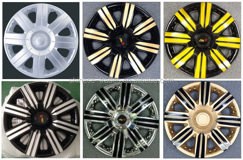 Twin Color Plastic Car Hubcaps Wheels For Universal Cars Buy Plastic