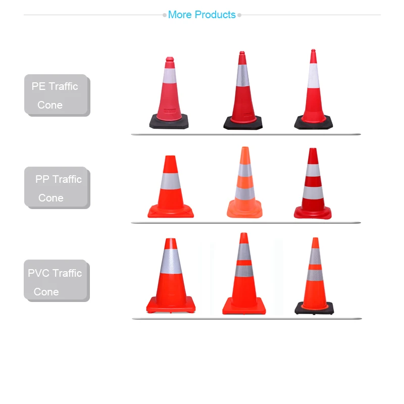 Flexible Orange Road Safety Pvc Foldable 300mm Signal Cone - Buy ...