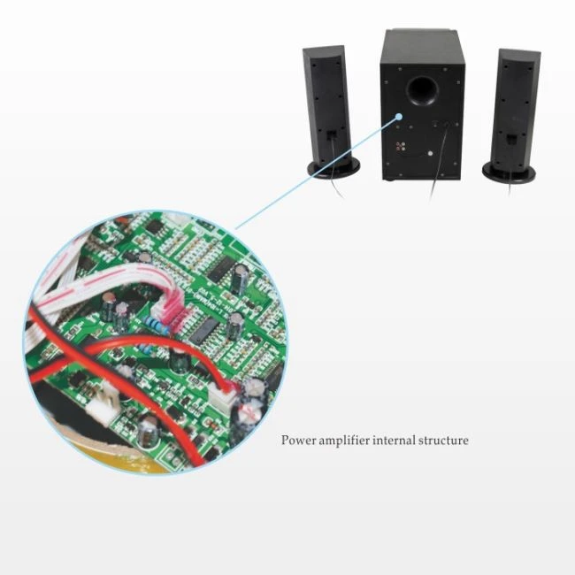 newest products touch control screen audio 3 inch subwoofer bass multimedia speaker 2.1 technics home theater system N-23 - ANKUX.COM