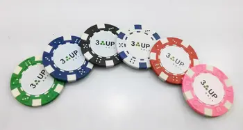 Custom Printing Poker Chip Golf Ball Markers