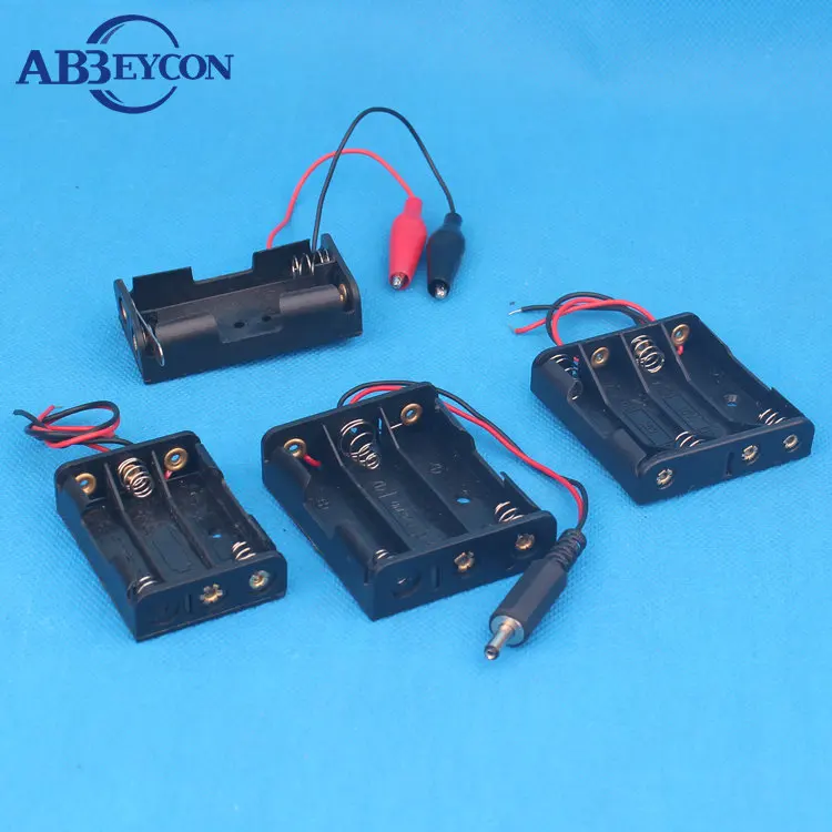 Professional Manufacturer Aa Batteries Holders Pvc Material Case Metal