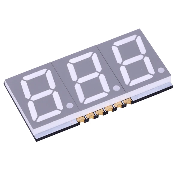 0.39'' 3 digit smd 7 segment display