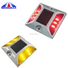 Die Casting Aluminum red led solar road studs, Super Bright Warm White Flashing Light LED Solar Road Marking Studs