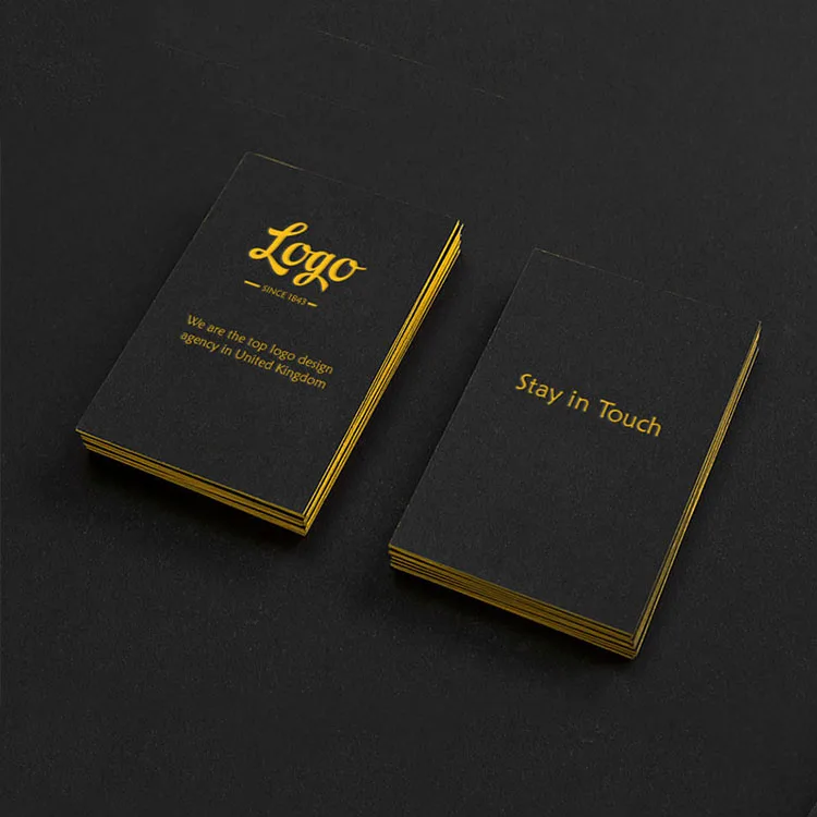 Nice Quality Gold Blind Embossing Die Stamping Pearl Paper Business