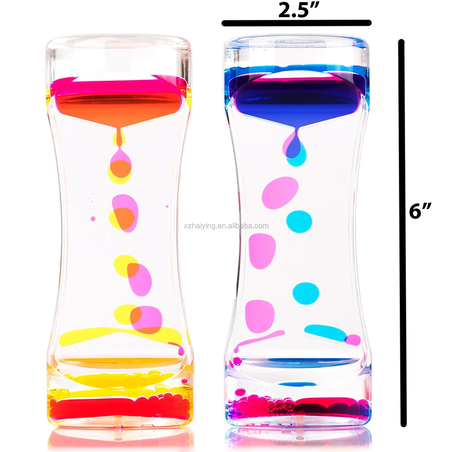 Water Motion Liquid Bubble Timer Calming Sensory Fidget And Relaxation