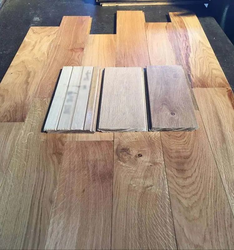 UV Oiled Handscraped Dark Oak Hardwood Floors