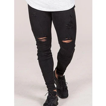 Extreme Super Skinny Ripped Jeans For Men Distressed Denim Pant - Buy ...