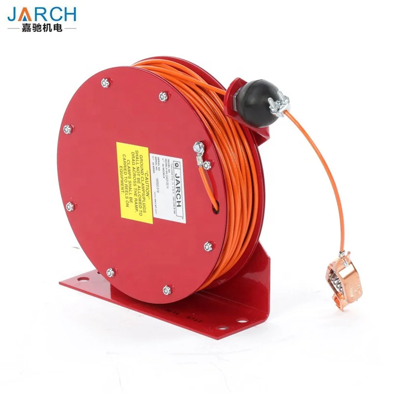 Stainless steel static grounding cable reel