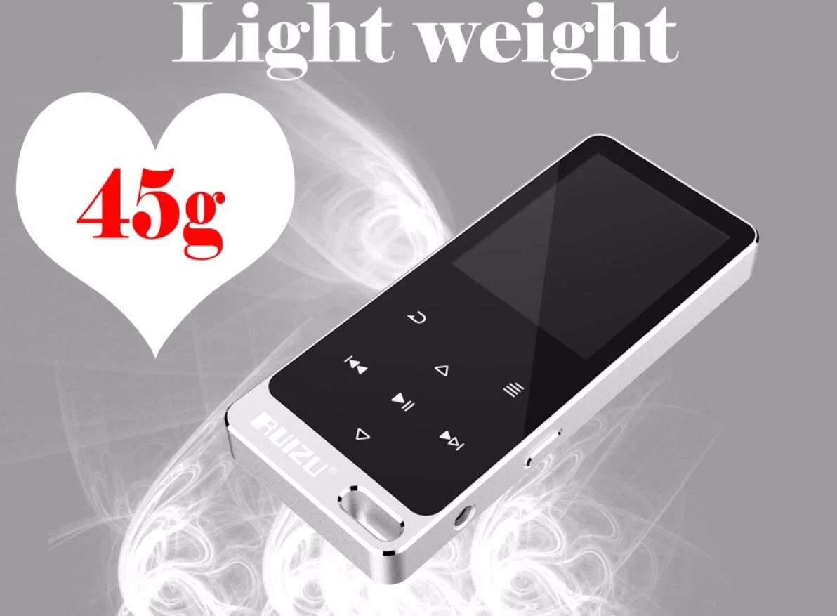 2018 Original Mp3 Mp4 Player 8gb Touch Screen Ruizu X19/x05s 1.8 Inch Speaker Sport Mp3 Mp4