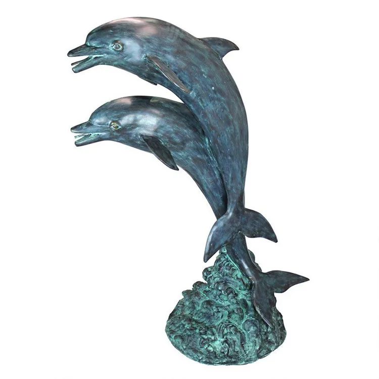 Life Size Garden Bronze Dolphin Water Fountain For Sale Buy Dolphin