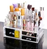 Storage Case Display Sets 3 Cosmetic Storage Box Drawers Pieces Acrylic Make up Organizer