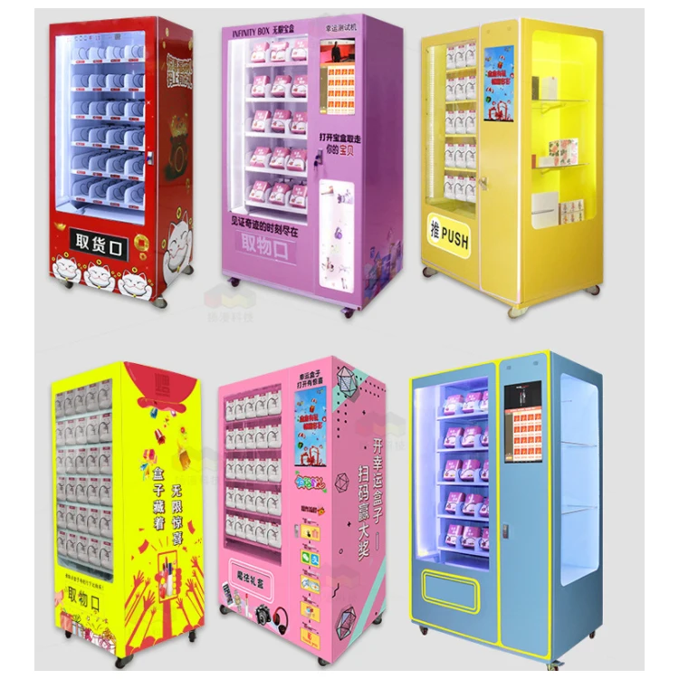 Earn Money Machine Coin Aperated Lucky Box Vending Machine For Gift