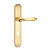 Top Quality Brand European Style Bedroom Door Handles Locks With Key Wooden Door Lock Door Knobs Separate Lock handle