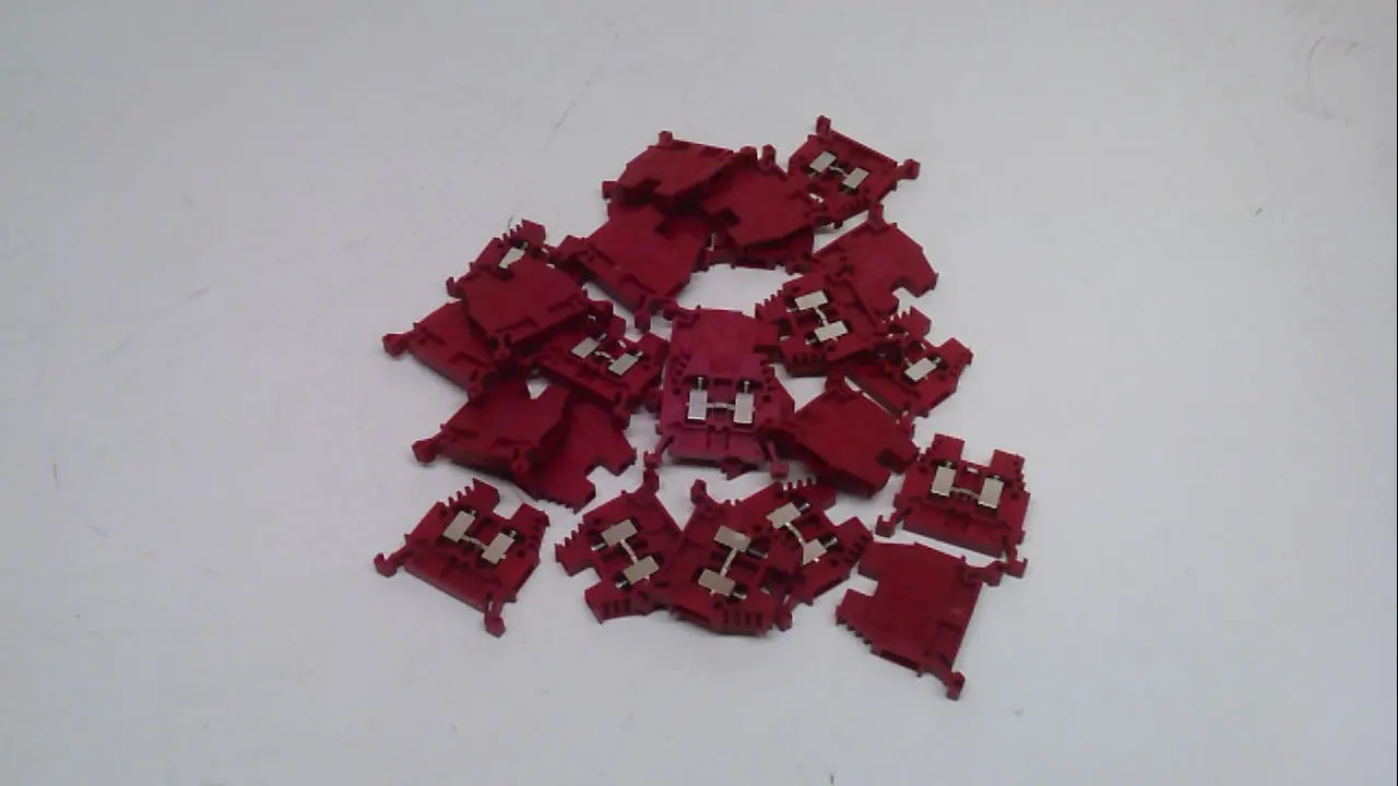 Allen Bradley 1492-W4-Re - Pack Of 25 - Series A , Red Terminal Blocks 1492-W4-Re - Pack Of 25 - Series A