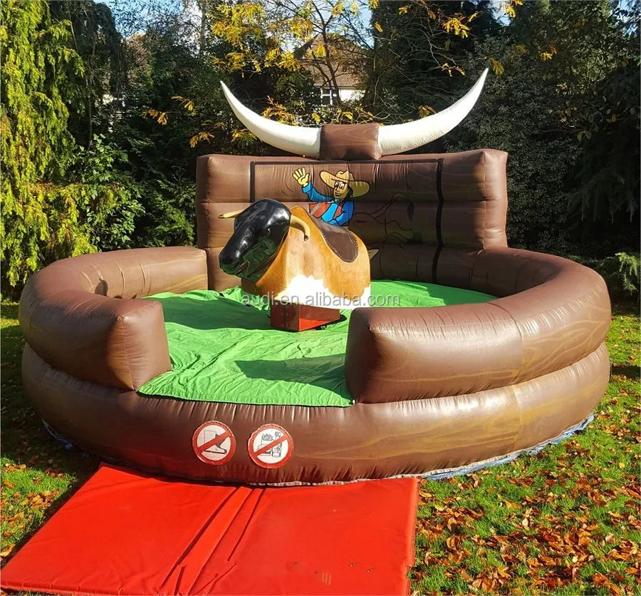 inflatable bull toy