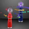 Hundred Power's Light Up Orbiter Spinning Wand toys LED Electronic Spin Toy Light-up Wand Boys, Girls Moon Jelly Spinner toy
