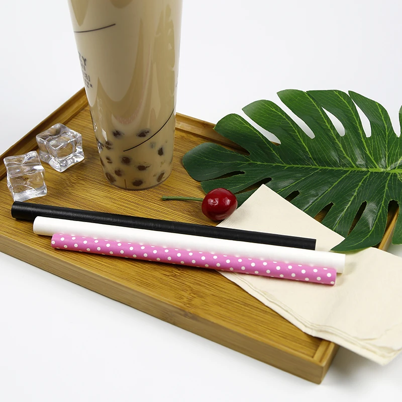 Funny Drinking Straws Decorative Paper Straw Red And White Printed