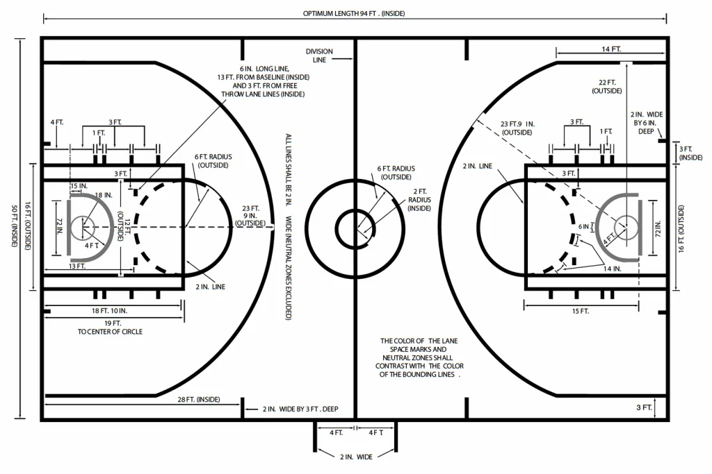 Outdoor Basketball Court Sports Flooring