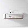 DOMO one piece Solid Surface Bathroom Basin,Artificial Solid Surface Stone Sink