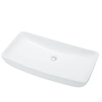 Sn145 Upc Shallow Ceramic Bathroom White Vitreous China Wash Basin