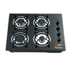 Electronic Auto Ignition gas hob and 4 No. of Gas Burner with glass gas cooker