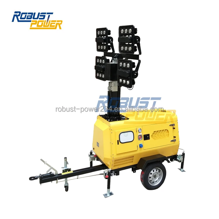 Portable Manual Telescopic Boom Led Light Tower Buy Manual Telescopic